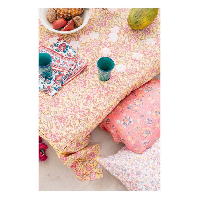 Nappe Carla en coton bio | Jaune
