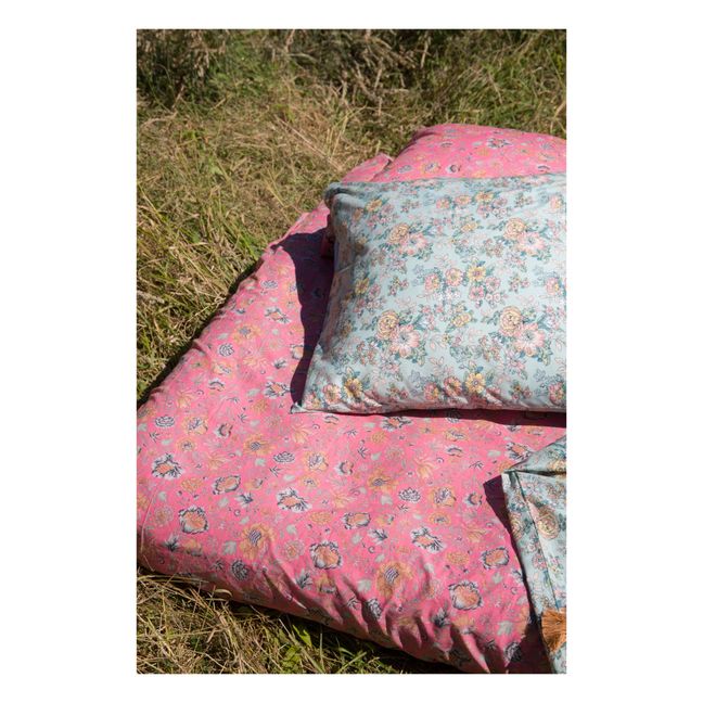 Drap-housse Nicole en coton bio | Rose