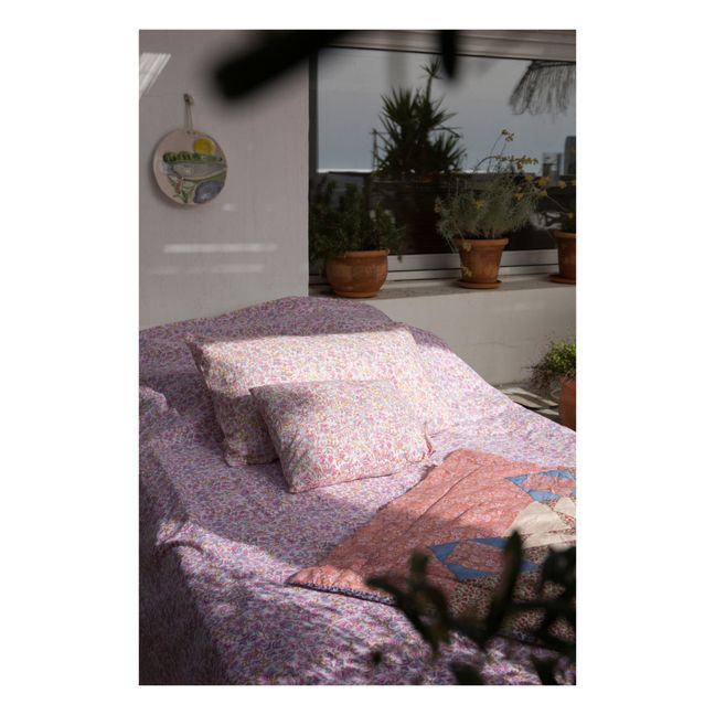 Noemie Organic Cotton Duvet Cover | Blassrosa