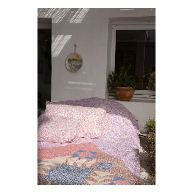 Noemie Organic Cotton Duvet Cover | Rosa Palo