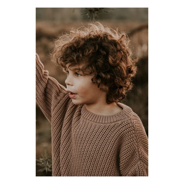 Pull Chunky Coton Bio | Taupe