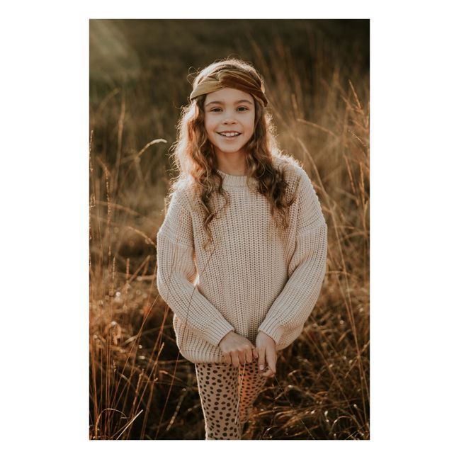 Pull Chunky Coton Bio | Ecru