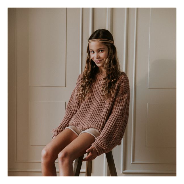 Pull Chunky Coton Bio | Blush