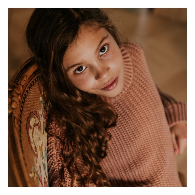 Pull Chunky Coton Bio | Blush