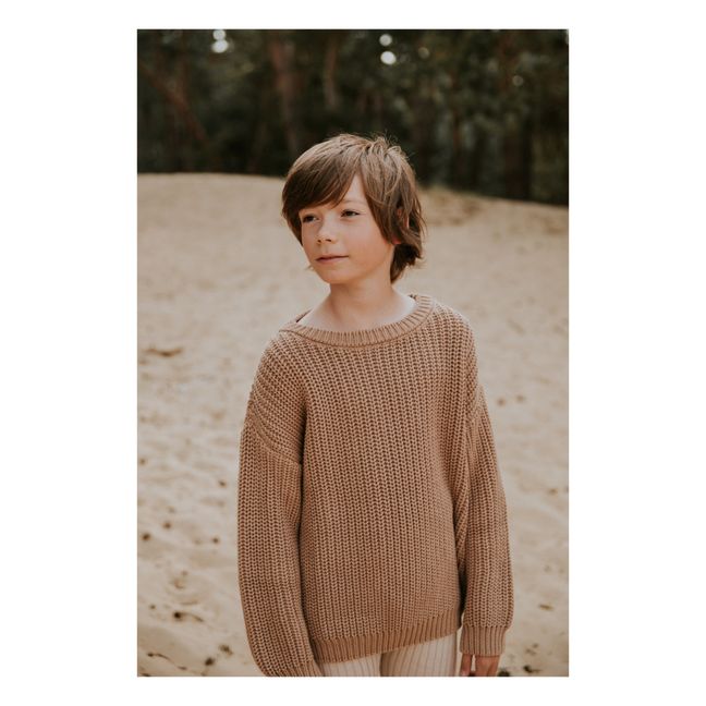 Pull Chunky Coton Bio | Beige