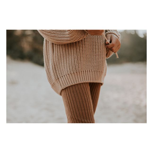 Pull Chunky Coton Bio | Beige
