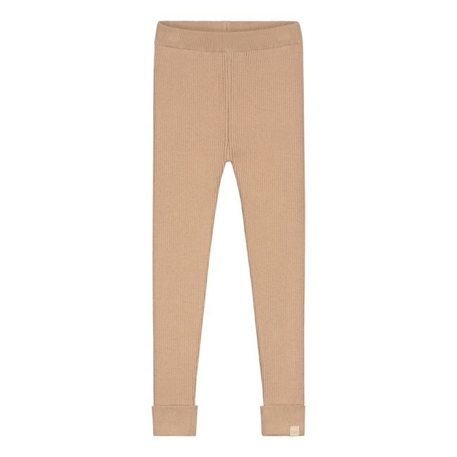 Legging Maille Coton Bio | Beige