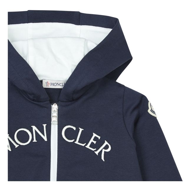 Sweat Zippé Bébé | Bleu marine