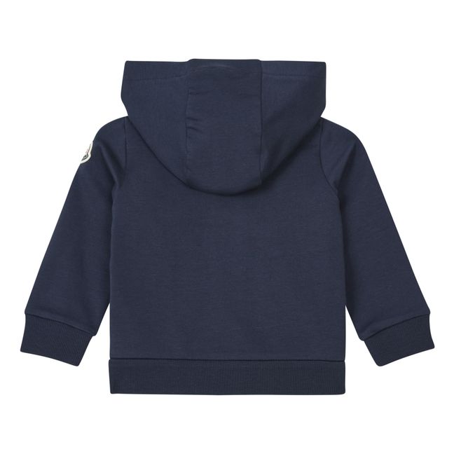 Baby Zipped Sweatshirt | Blu marino