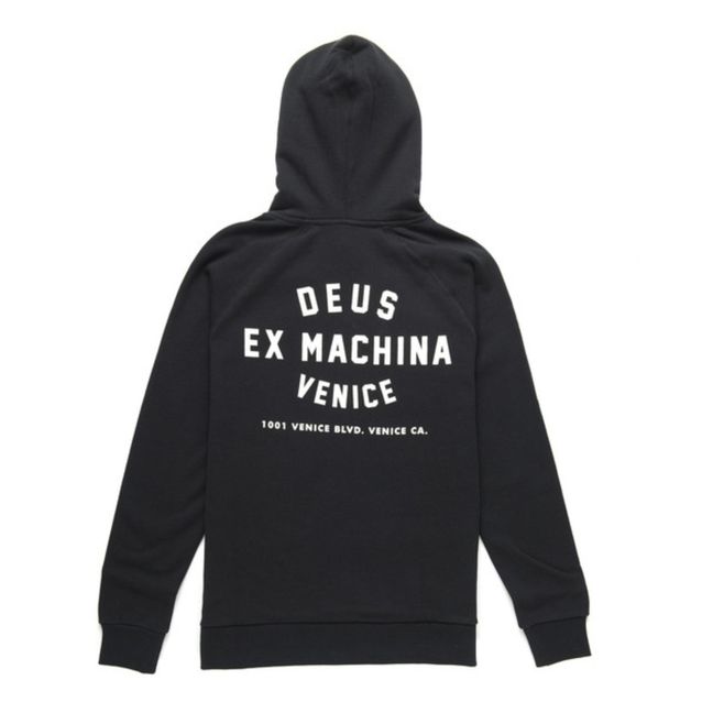 Hoodie Venice Address | Noir