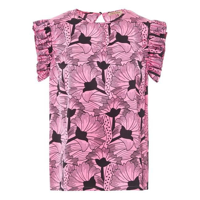 Top de fibras recicladas Bolette | Rosa