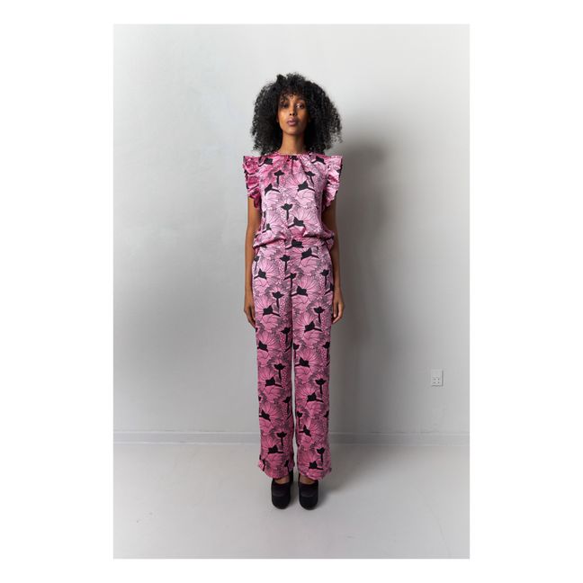 Top de fibras recicladas Bolette | Rosa