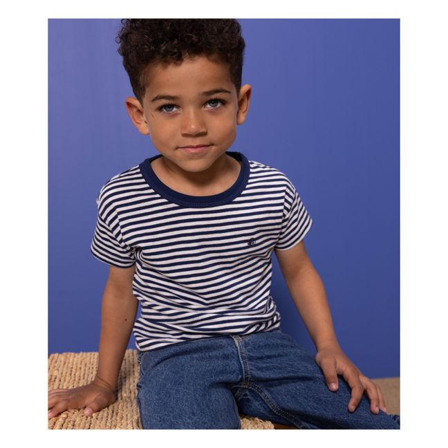 T-Shirt Loose Jersey  | Navy