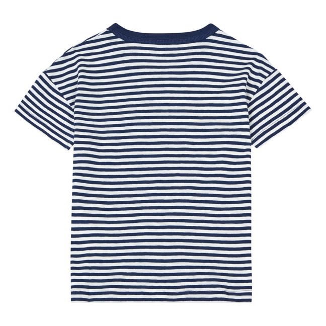 T-shirt Loose en Jersey  | Bleu marine