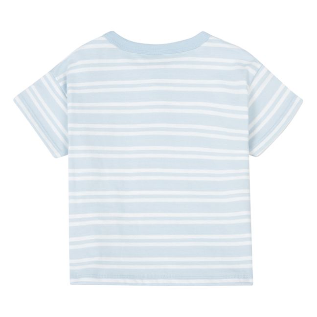 T-shirt Manches Courtes en Jersey | Bleu ciel
