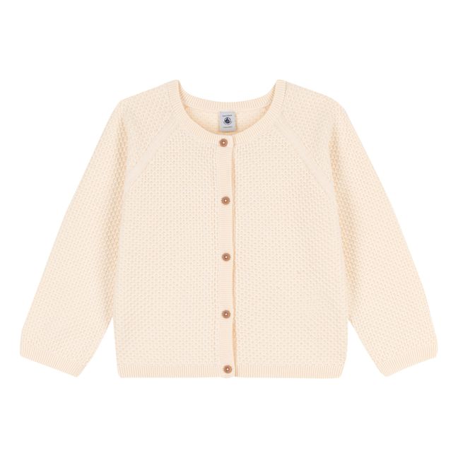 Cardigan de punto suzette | Crudo