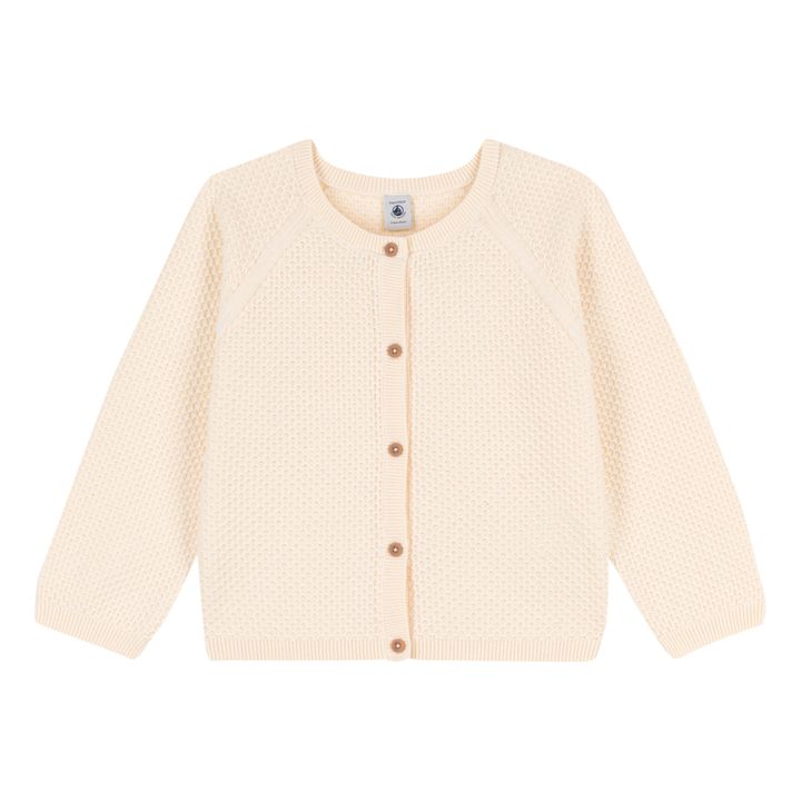 Cardigan Point Suzette | Ecru- Image produit n°0