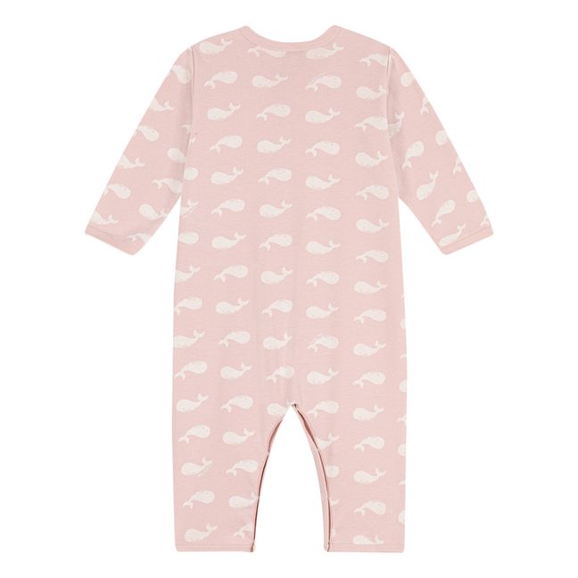 Sleep Well Organic Cotton Footless Pyjamas | Dusty Pink