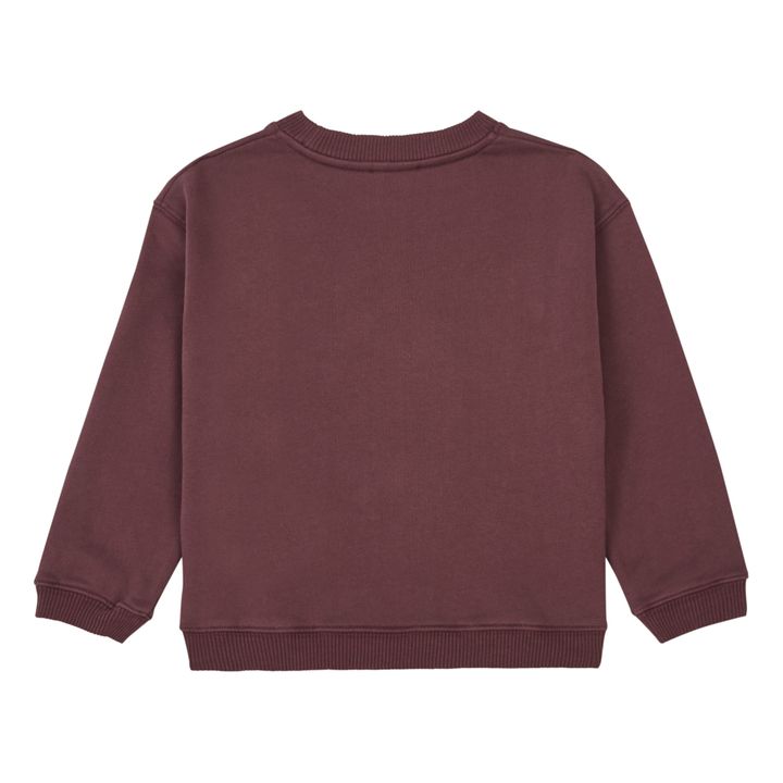 Sweatshirt Tonino | Pflaume- Produktbild Nr. 2