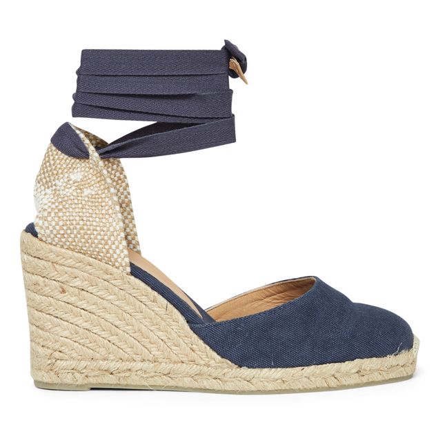 Espadrilles Carina 8 cm | Bleu marine