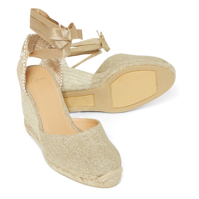 Espadrilles Carina Lurex | Doré