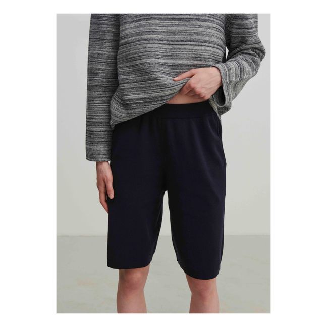 Shorts in cotone organico - Collezione Donna | Blu marino