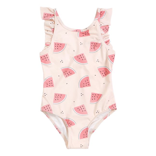 Maillot de Bain Nylon Recyclé Pastèques | Rose pâle