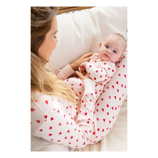 Petit Bateau Ticket Organic Cotton Pyjamas Pink Smallable