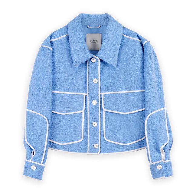 Veste Texturée Eponge | Azul Cielo
