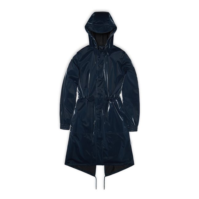 Ciré Long Cintré Imperméable | Navy