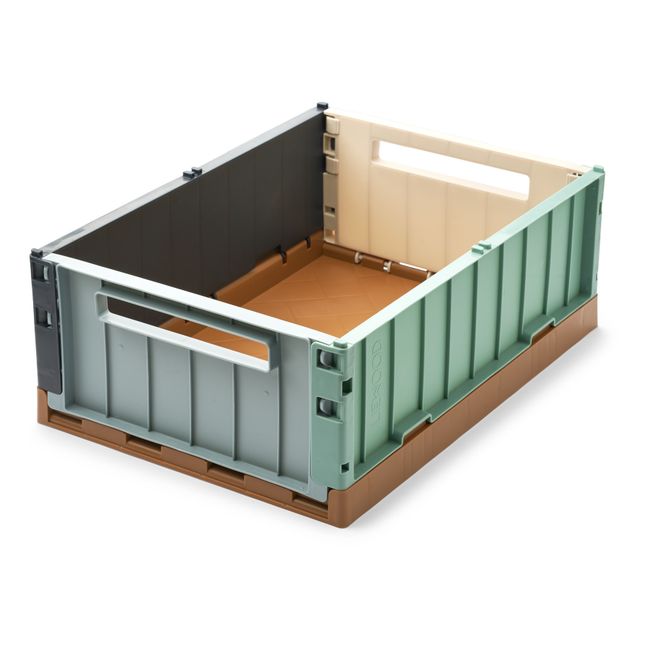 Weston Multicoloured Collapsible Crate | Hellblau