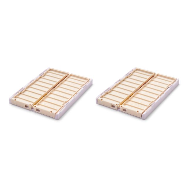 Weston Multicoloured Collapsible Crates - Set of 2 | Giallo chiaro