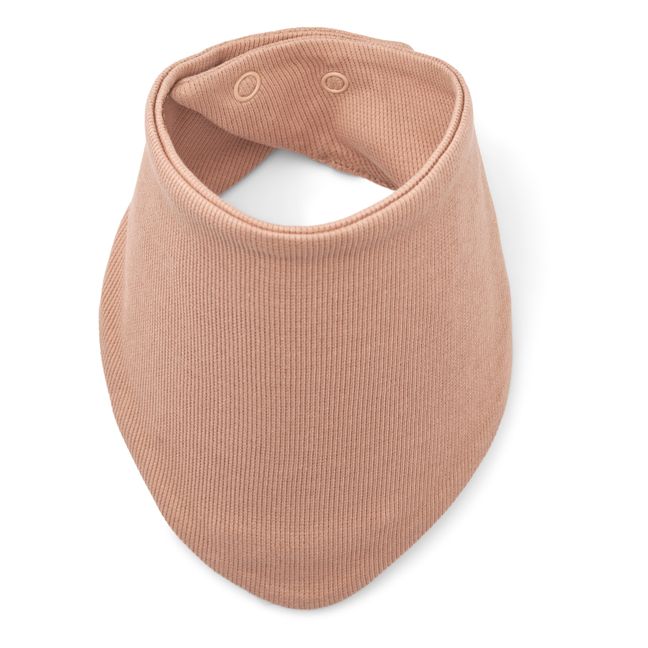 Bavoirs bandana en coton bio Anette - Set de 2 | Blassrosa