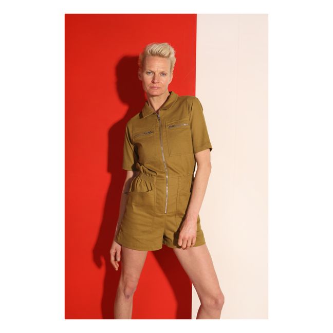 Danny Playsuit | Verde Kaki