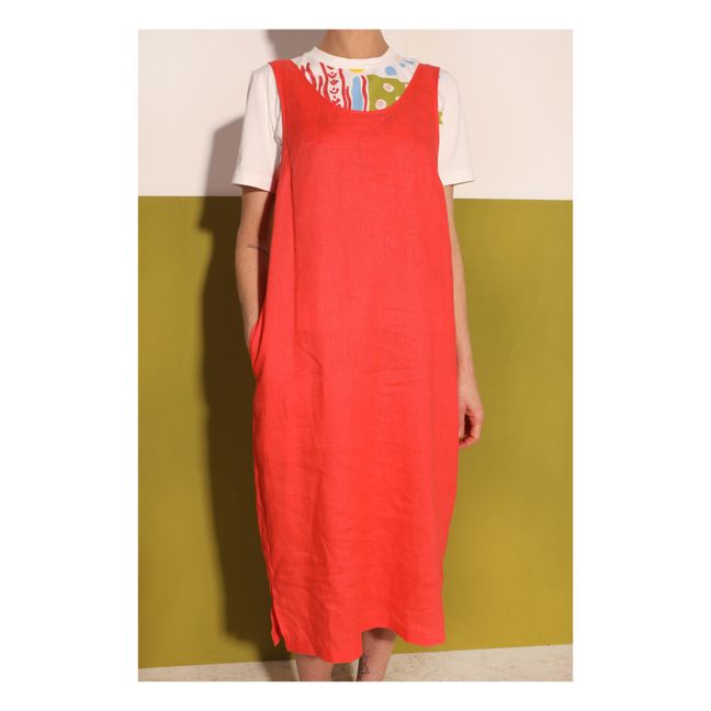 Robe Basic Shift Lin | Vermillion