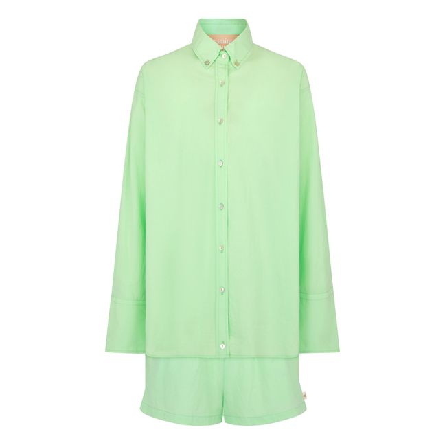 Conjunto de camisa Malibú | Verde Pálido