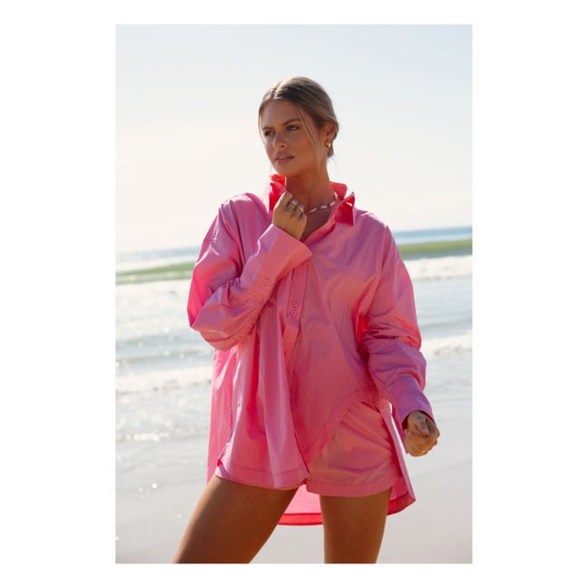 C'est La Vie Shirt Set | Fuchsia