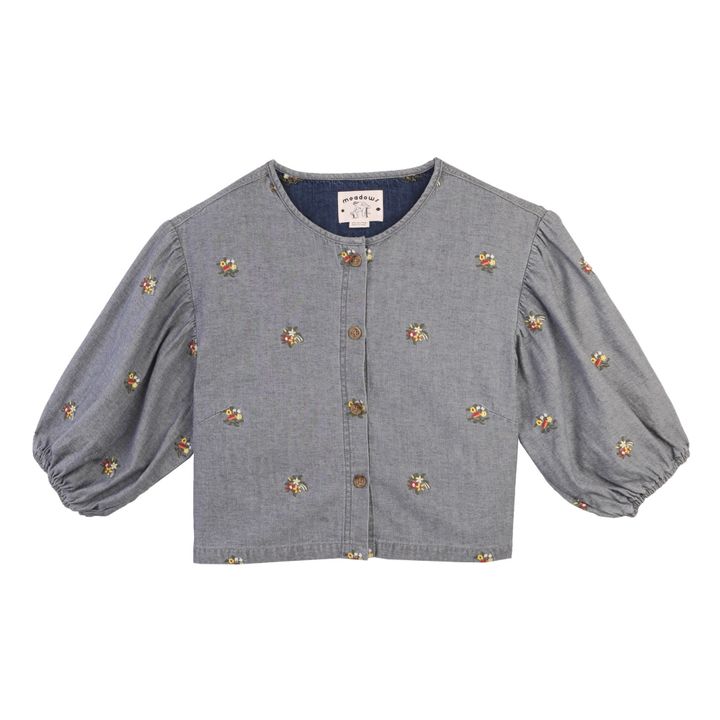 Floret Blouse | Denim- Immagine del prodotto n°0
