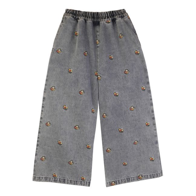 Tupelo Embroidered Floral Pants | Denim