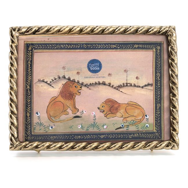 Bethany Recycled Brass Photo Frame | Gold