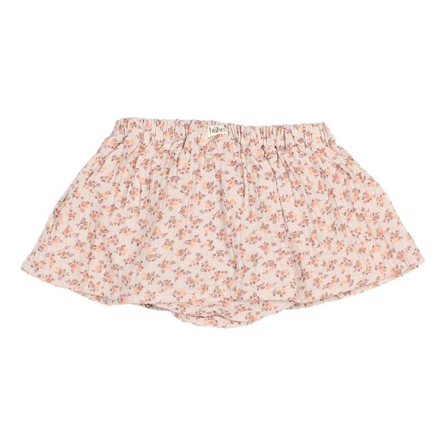 Ranita con falda de gasa de algodón orgánico Provence | Rosa