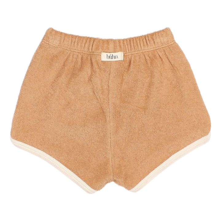Búho Terry Cloth Baby Shorts Caramel Smallable