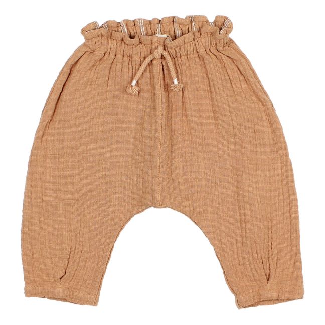 Sarouel Texturé | Caramel