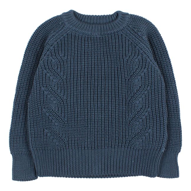 Pull Coton Bio | Bleu marine
