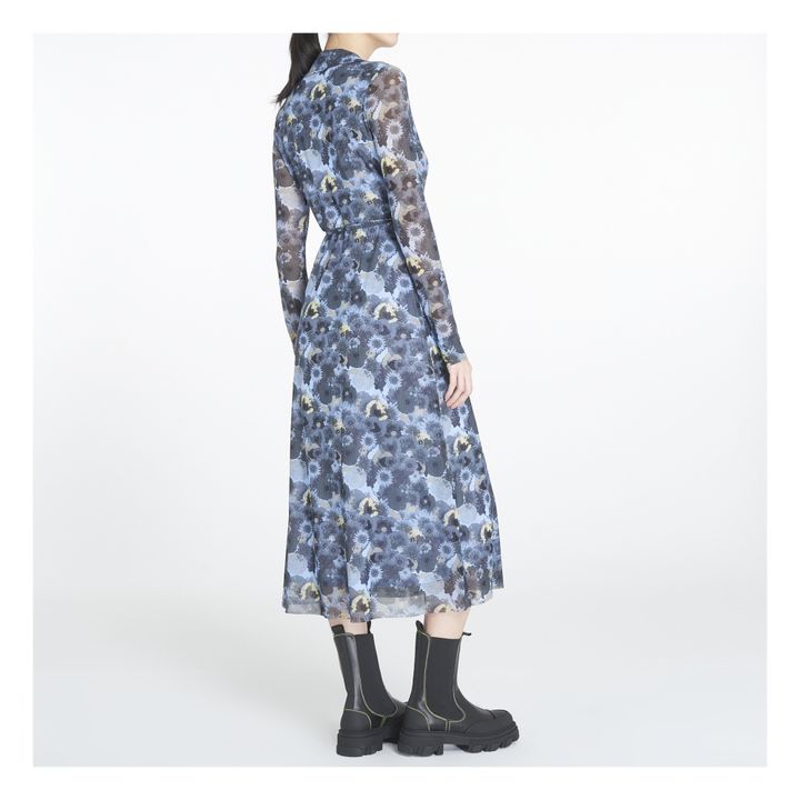 Brunnera Wrap Dress | Azul- Imagen del producto n°3