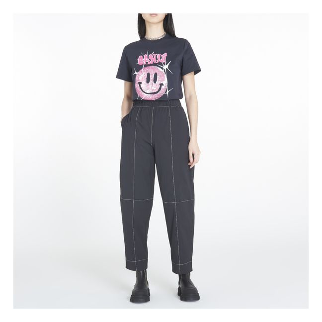 Curve Stretchy Organic Cotton Trousers | Negro
