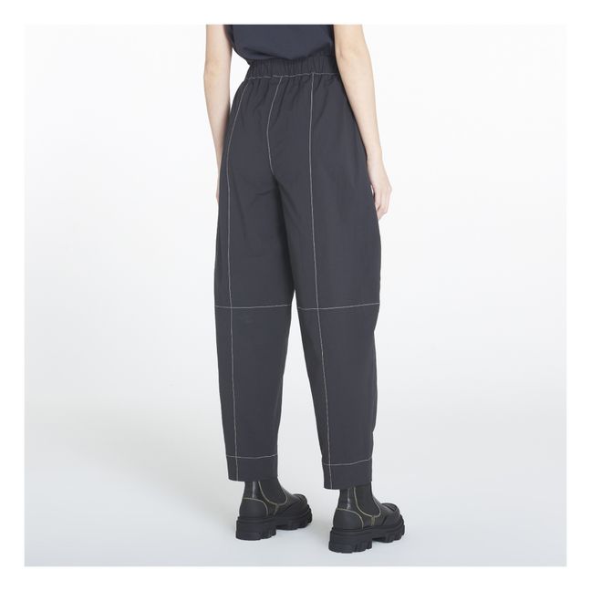 Curve Stretchy Organic Cotton Trousers | Negro