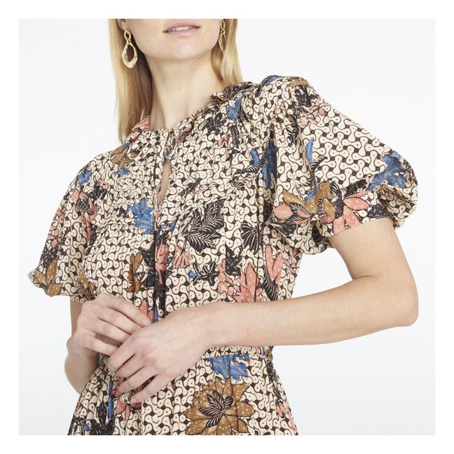 Vestido de seda Adette | Crudo