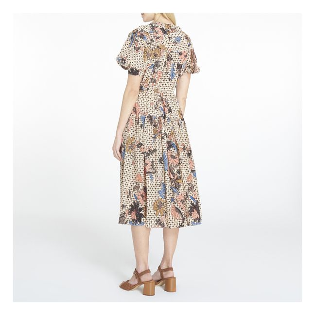 Vestido de seda Adette | Crudo
