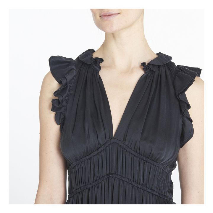 Kleid Posey Seide | Schwarz- Produktbild Nr. 2